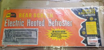 Vintage car rear window demist defrost element