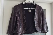 Miss Selfridge sequinned bolero Sz 8UK