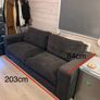 Grey fabric sofa Image 2