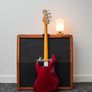 Fender Japan JB-STD Jazz Bass 2010-2012 - Maroon Image 2