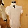 Women's Cream Knot Sleeve Polo Neck Image 5