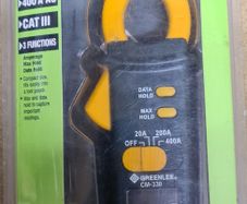 Greenlee clamp meter cm-330