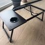 Laptop Desk, Laptop Bed Table with Foldable Legs & Cup Slot Image 5