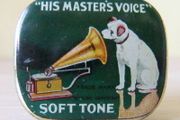 His Masters Voice Tin &amp; Needles