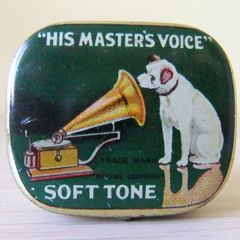 His Masters Voice Tin & Needles