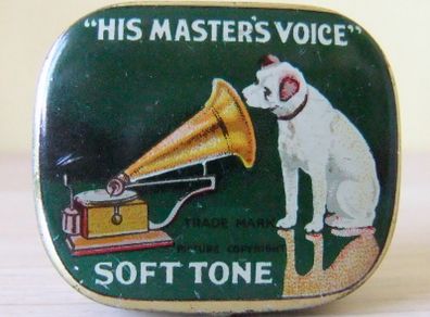 His Masters Voice Tin & Needles