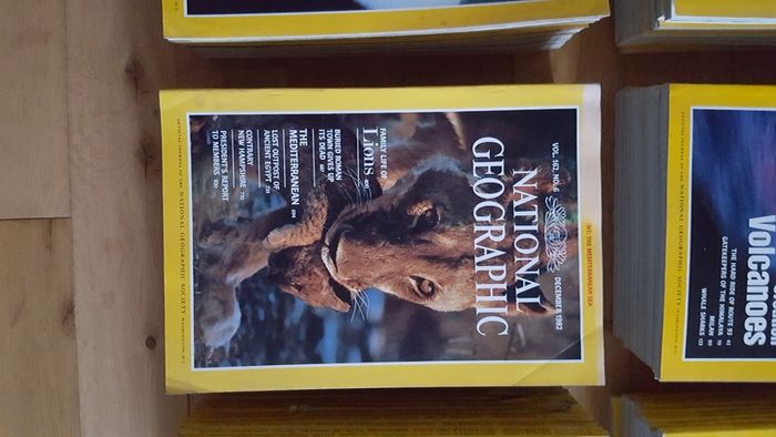 National Geographic magazines x 400 from early 20th century to 2009