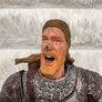 2002 Lord Of The Rings The Two Towers Rohirrim Action Figure approx. 16 cm. Used Damaged Loose legs Please see photos Image 3