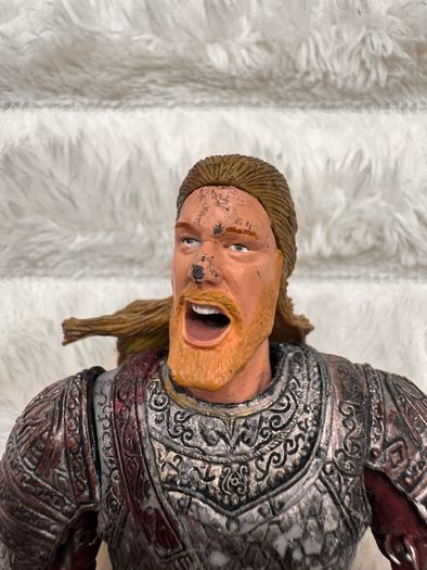 2002 Lord Of The Rings The Two Towers Rohirrim Action Figure approx. 16 cm. Used Damaged Loose legs Please see photos