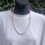 Baroque Pearl Necklace on Sterling Silver Closures Image 2