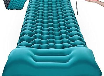 Self Inflating Sleeping Mat for Camping: 8-12CM Thickness Single Camp Mattress, Double Joinable Camping Inflatable Mat