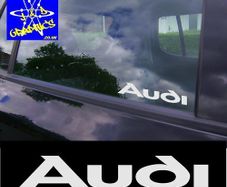 2x audi decals
