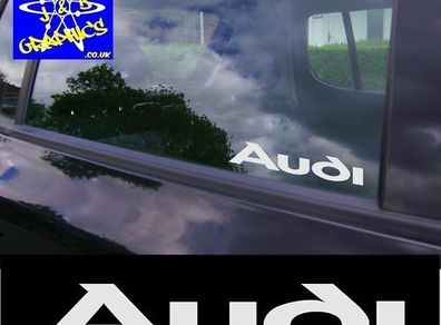2x audi decals