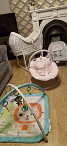 Pram/ moses basket/ changing table and more