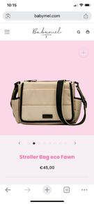 Babymel London changing bag/cream color