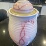 Beautiful very  Tall  12 inch Ceramic lidded pot Image 7