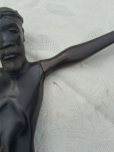 Mid Century Ebony African Corpus Christ
