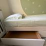 Single bed base with drawers and mattress Image 2