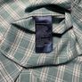 Tommy Hilfiger 80's 2 Ply Mens Green Check Long Sleeve Shirt Size Small Image 6