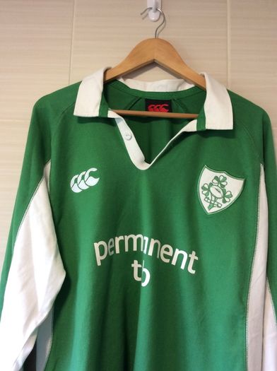 Ireland Rugby Jersey. Triple Crown Winning Jersey Year 2006. Official Canterbury Home Jersey. Authentic Original From The Time. Not A Modern Day Remake.
