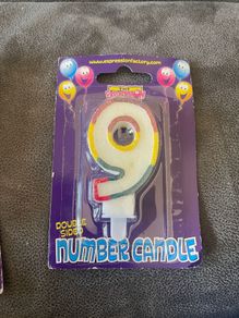 cake numbers and birthday balloons