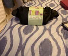 FCUK cross body bag and care set