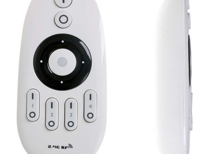 Miboxer LED Remote Control Kit: Pack of 4X Dual White Color Temperature(Warm White to Cold White) Controller with 1 x RF Wireless 4-Zone Remote 4X fut035 + fut007 [Energy Class A+]