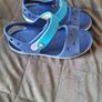 Blue croc sandals size 13 Image 2