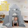 Modular Kids Sofa, 15 Pcs Toddler Sofa Chair, Soft Crystal Velvet Kids Play Couch Bed for Bedroom Livingroom, Playroom, Birthday Gift for Boys Girls Image 2