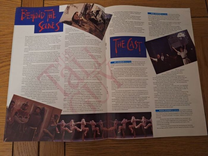 1989 The Tall Guy Press Kit Jeff Goldblum, Rowan Atkinson & Emma Thompson