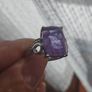 Vintage 925 Cocktail Ring with Large Amethyst. Image 6