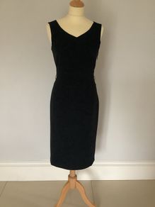 Hobbs black sleeveless dress size 8