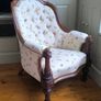 c1870s Victorian Button Back Armchair Image 5