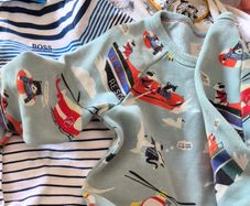 Boys Premium Designer Bundle (age 7-8, 25 Tops) - Hugo Boss, Mini Boden, Hilfiger, Zara