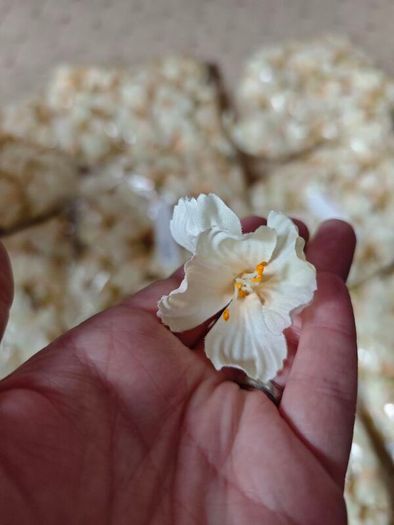 cream pale yellow faux flowers wholesale bundle
