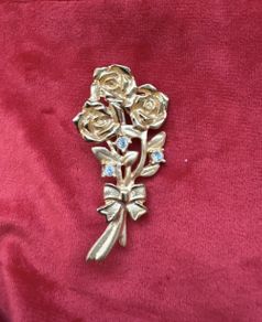 Vintage Roses Brooch