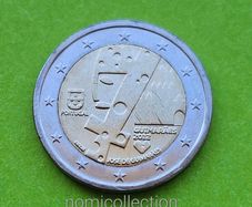 Portugal 2012 year Uncirculated 2 Euro coin.