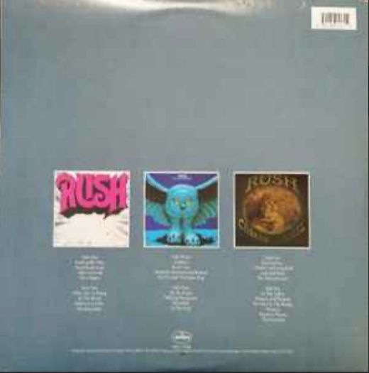 RUSH Archives treble vinyl greatest songs album vinyl record in mint condition