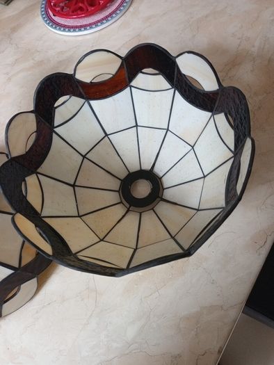 Tiffany Style Ceiling Light/Lamp Shade X 2.