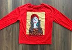 Sequinned Festive Spirit Christmas T-shirt:10-11yrs / maybe size 6-8