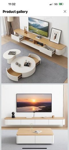 Brand New 300cm Floating TV Unit. Still in box