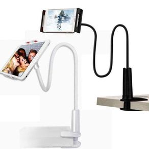 Mobile Phone Stand Holder Bed Desk Table Clip Gooseneck Bracket