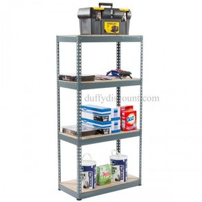Boltless Shelving 95kg 1500x750x300 (Galvanise) suitable for Garages / Sheds, Residential, Commercial, Warehouses and Office.