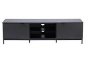 Alphason Chaplin ADCH1600 Charcoal / Black TV Cabinet