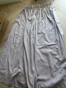 Pink curtains