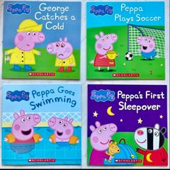 Peppa pig 4 books NEW unused