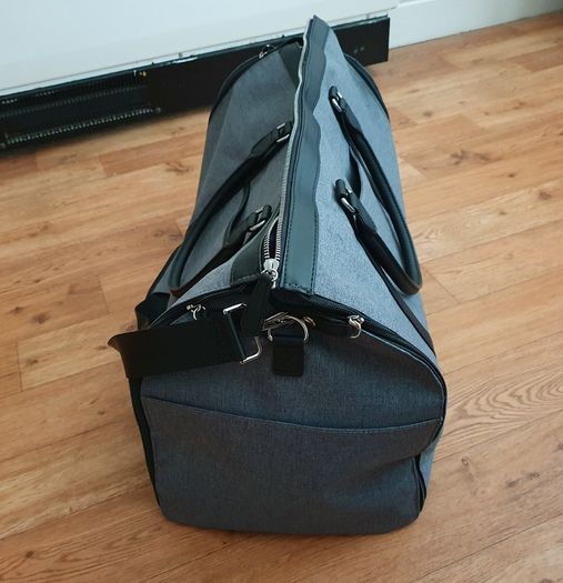Weekender Travel Bag with Suit Carrier & Shoe Compartment