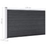 Garden Fence WPC 180x105 cm Grey Image 9