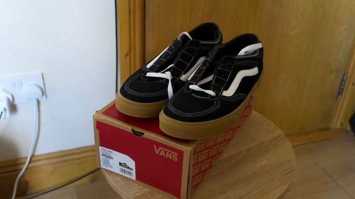 Vans Rowley Black/Gum Trainers -Unworn - Size [10.5]