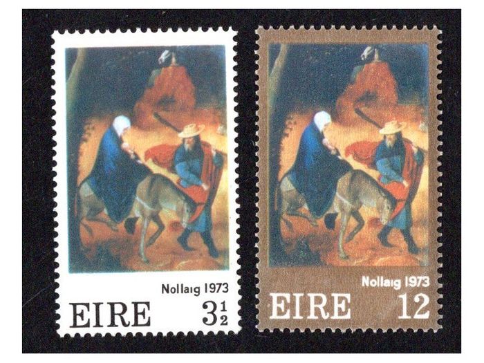 1973 Ireland Christmas Commemorative Stamp Mint Never Hinged (MNH)